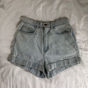 American Apparel jean shorts